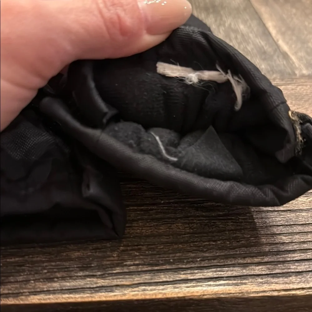 Spyder Black Mittens with White Spider Logo size 12-24 months